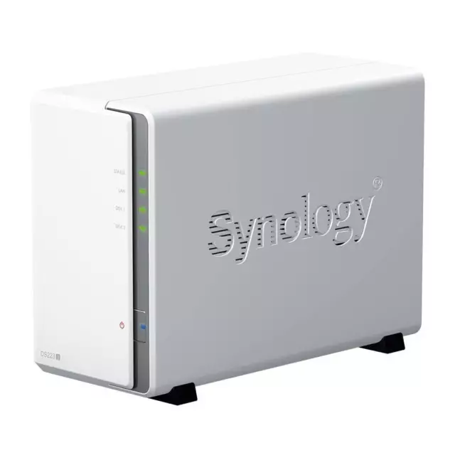 Synology DiskStation DS223j 2 Bays NAS + 4TB (2x Seagate Ironwolf 2TB)