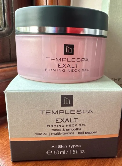 Temple Spa Exalt Firming Neck Gel Cream Brand New & Boxed 50ml RRP £46