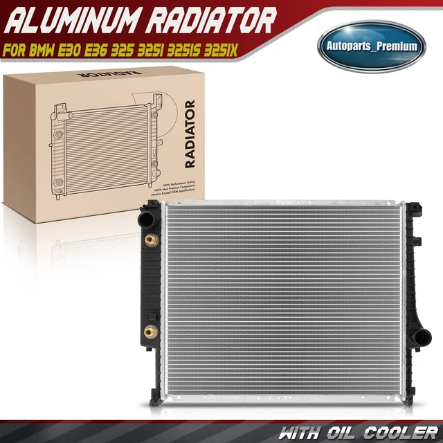 RADIATOR W/ OIL Cooler for BMW E30 E36 325 325i 325is 325iX 1988-1991 2 ...