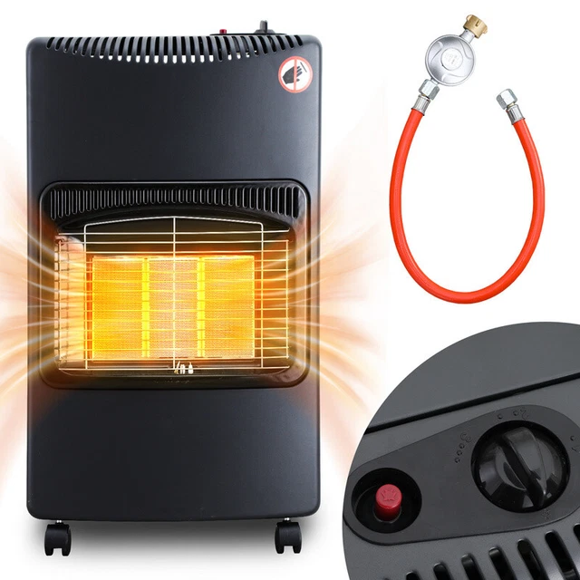 4200W Gasheizer Infrarot Gasheizofen Gasheizung Gasheizstrahler Kamin Heizgerät
