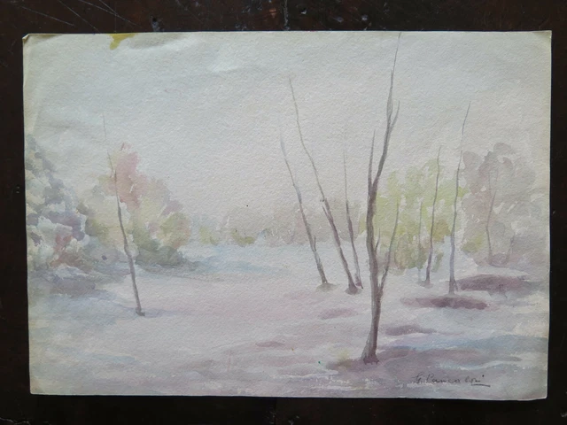 Watercolour Painting - HARRY WALTER YORKE - 1945