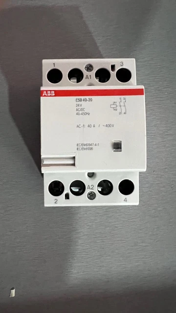 Contacteur ABB 40A 380V Bobine 220V - ESB 40-20-00, Occasion, Fonctionnel