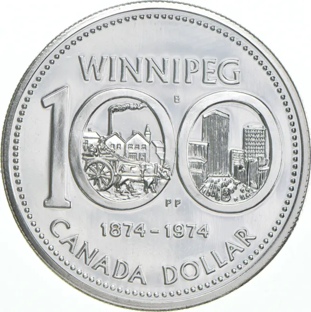 1974 Canada 50% Silver Canadian Silver Dollar - Winnipeg *0717