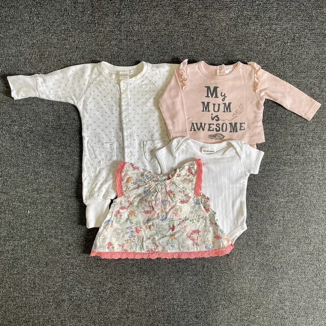 Assorted Baby Girl Clothing Bundle Size 0000