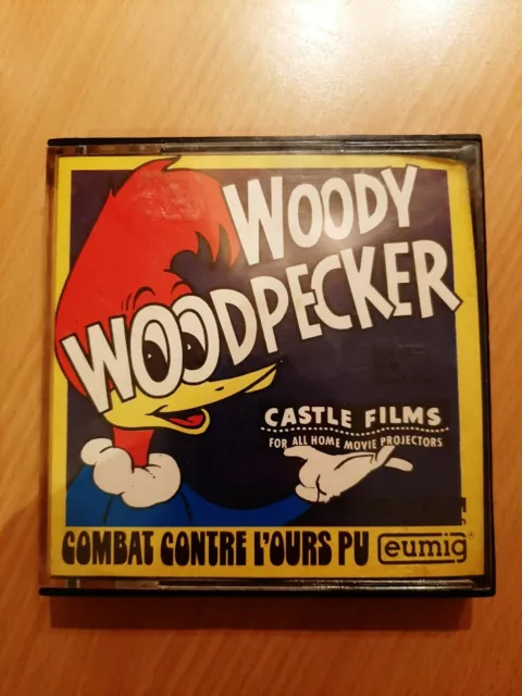 Introuvable! Woody woodpecker Rare FILM SUPER 8 noir & blanc 1966