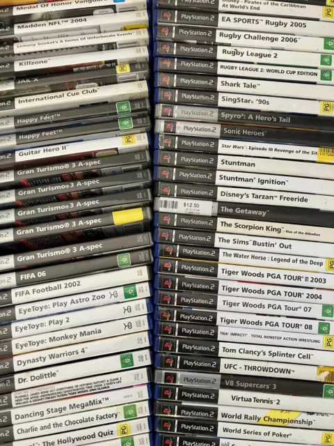 Playstation 2 PS2 Games $10 or Less Create Your Own Bundle DD List Capped Post