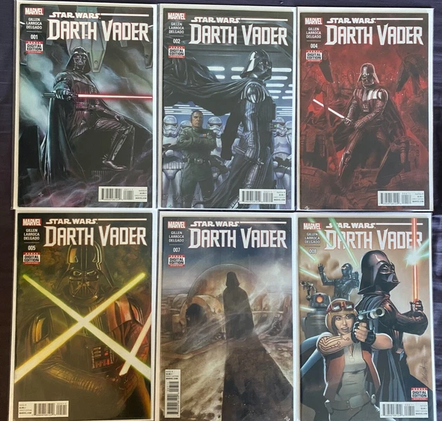 Darth Vader Lot Issues 1,2,4,5,7,8 Volume 1 Gillen Marvel Comics 2015 VF/NM