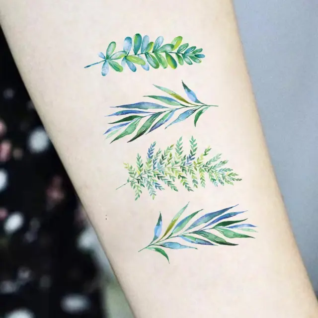 Multi-coloured Flowers Temporary Tattoo Waterproof Art Body Sticker Tattoo G4T2