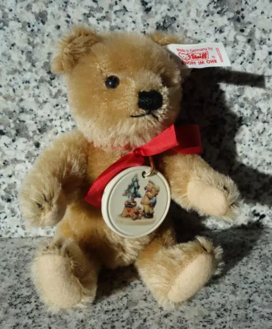 limitierter STEIFF Teddybär aus der Serie Hum 2015 "Am Weihnachtsbaum" FM 7