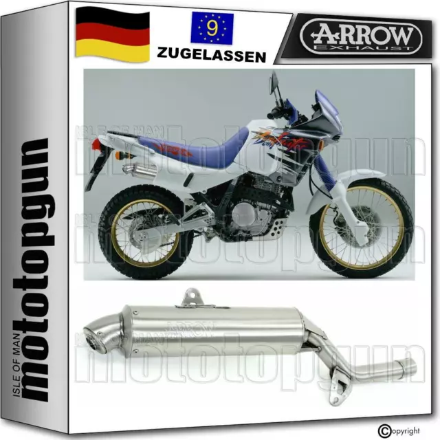 Arrow Auspuff Homologiert Paris Dacar Honda Nx 650 Dominator 1994 94 1995 95