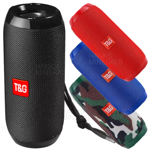 Bluetooth Speaker Wireless Portable Waterproof Outdoor Loud Stereo Bass USB FM