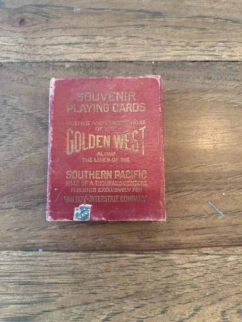 Southern Pacific Scenes and Descriptions of The Golden West Playing Cards