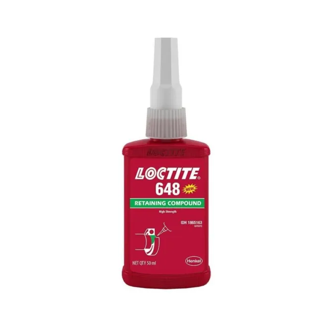 Loctite 648 High Strength Retaining Compound 50 ml Pack Of 2