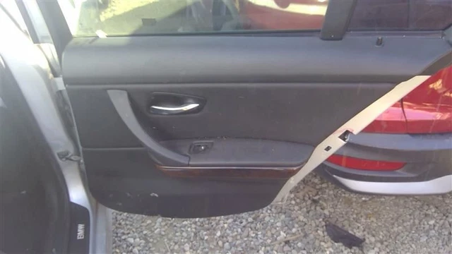 Black Leather Right Rear Door Trim Panel 51429152368 Fits 06-11 BMW 328I E90 OEM