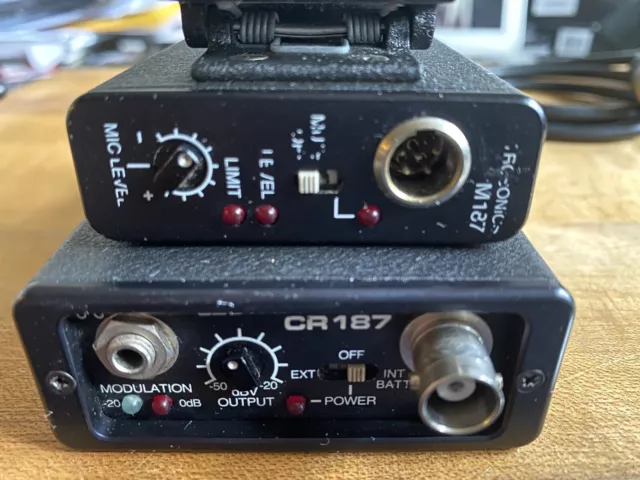 lectrosonics CR 187 & m187 Wireless Mic Set