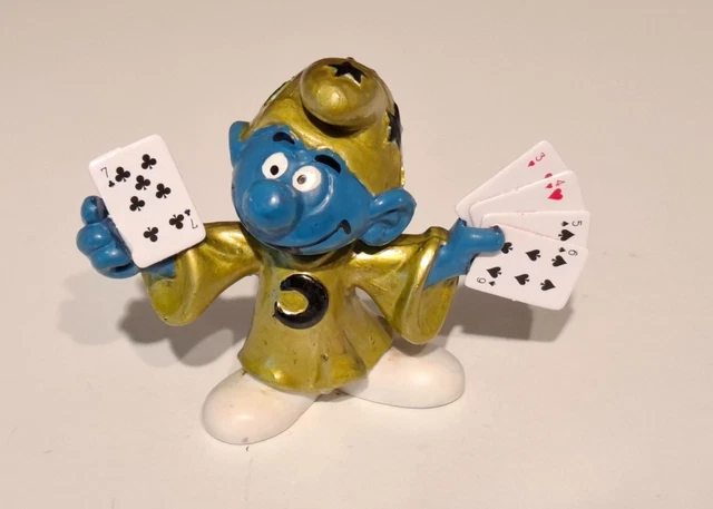 Figurine Schtroumpf Shell – Promotion 20158 – Rare Et En Très Bon État (Smurf Puffi)