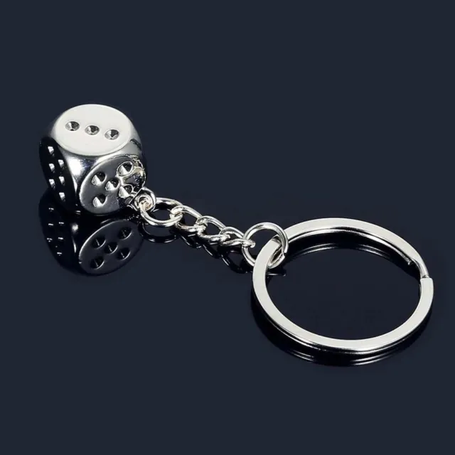Pendant Trinket Charms Ornaments Key Holder Dice Keychain Keyfob Car Key Ring