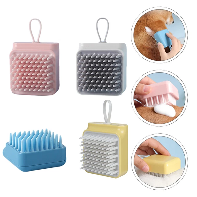4 Pcs Bathing Brush Dogs Pet Comb Puppy Supplies Puppy Hair Brush Massage