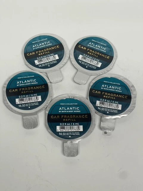 x5 Bath & Body Works Atlantic Scentportable Car Fragrance Refills