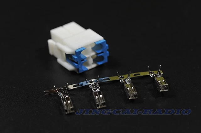 Yctze 2-polige T-Stecker Kabelverbinder - Für YAESU Funkgeräte FT-7800R Etc.