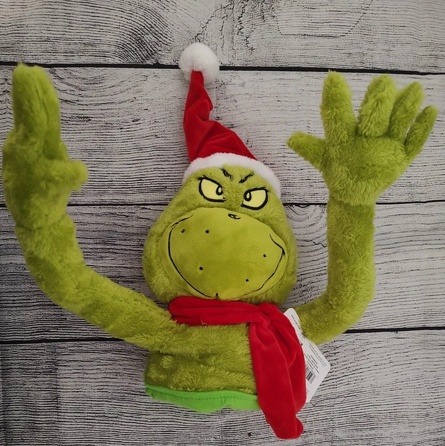 THE GRINCH DR Seuss Tree Hugger Tree Topper Christmas Plush Decoration