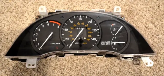 1994-1999 Toyota Celica Instrument Cluster Speedometer Gauges Convertible At