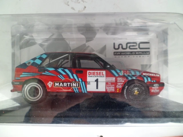Lancia Delta Integrale 16V 1989 - Whitebox 1/24 - Noire - Miniature Métal/plastique