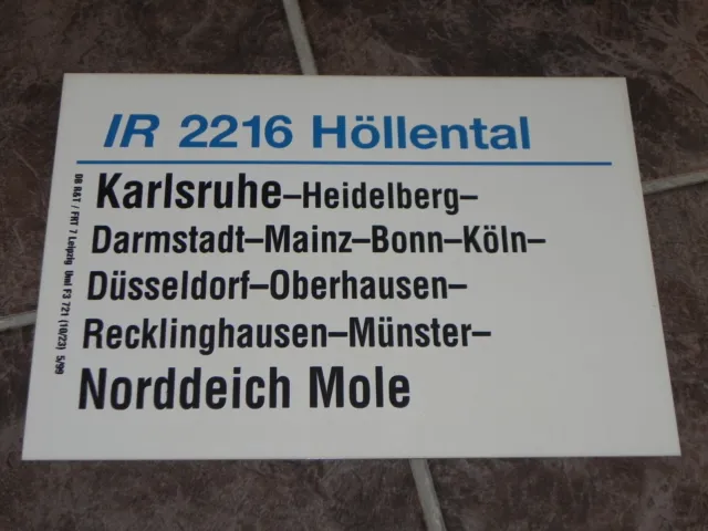 ZLS DBAG IR 2216 "Höllental" Karlsruhe-Norddeich Mole