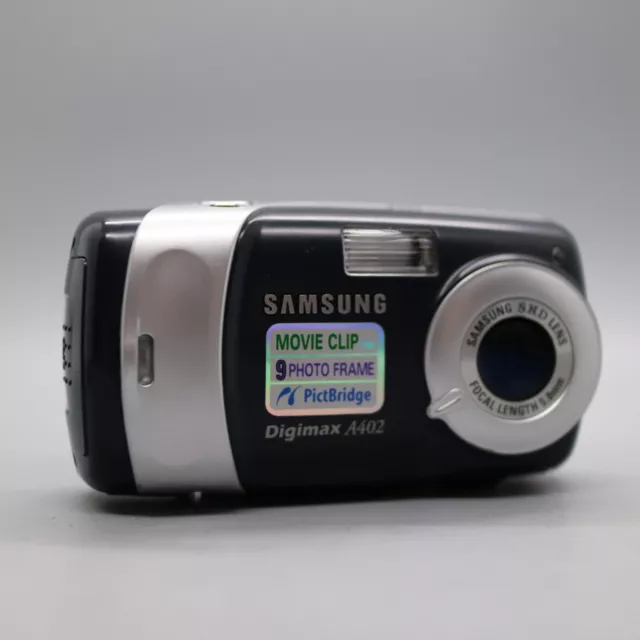 Samsung Digimax A402 4.0MP Compact Digital Camera Blue Tested