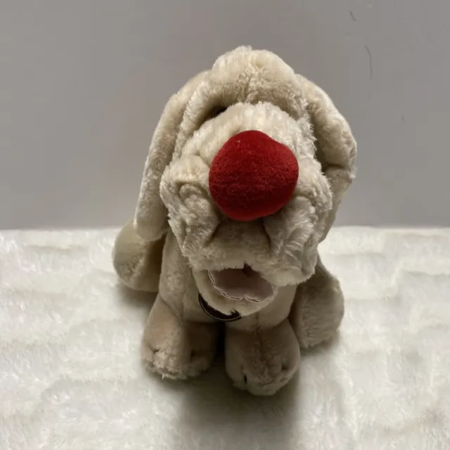 The Heritage Collection Wrinkles Dog Kids Ivory Stuffed Animal 9" Soft Plush Toy