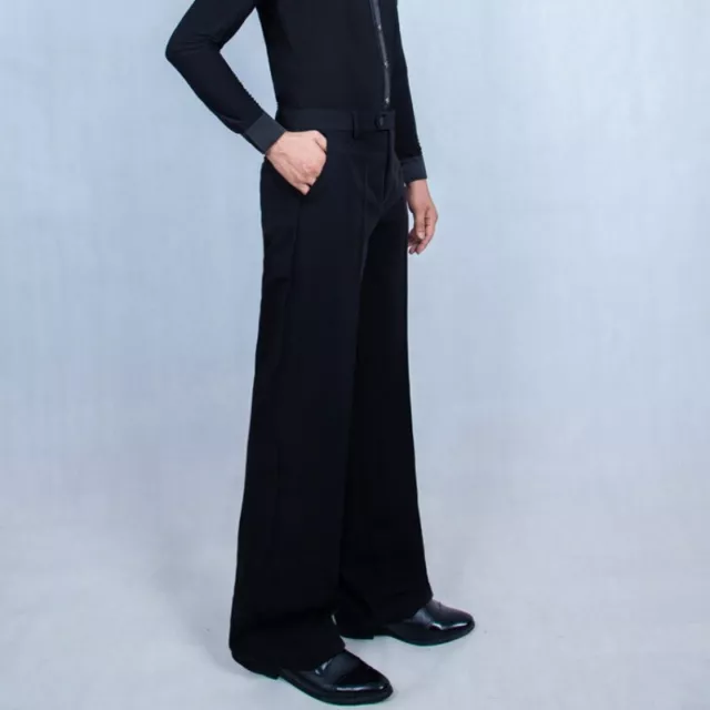 Uomo Stanza da Ballo Danza Pantaloni Pratica Latino Salsa Moderno Elasticizzato