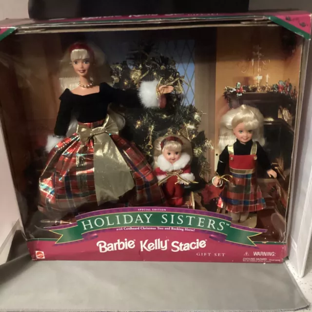 Barbie holiday shop sisters gift set