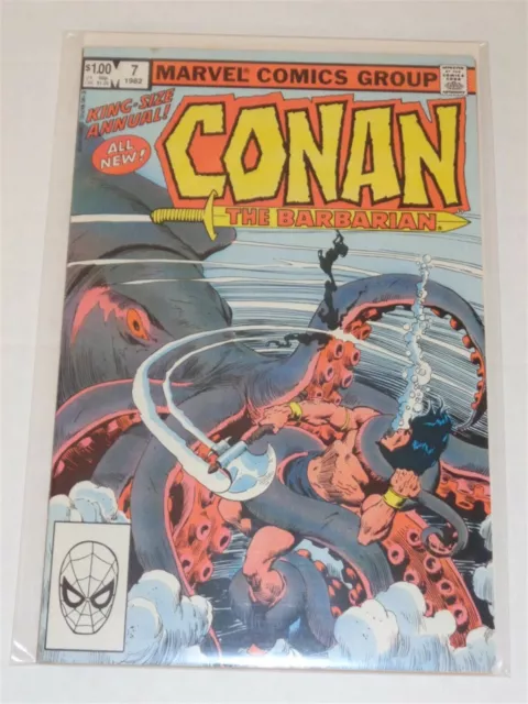 Conan The Barbarian #7 King-Size Annual Marvel Comics 1982