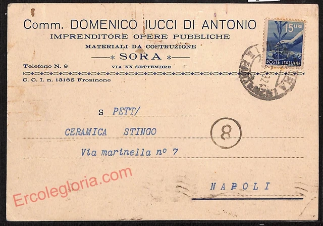 ag0727 - CARTOLINA D'EPOCA - Frosinone Provincia - Sora