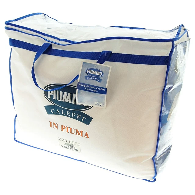 Caleffi Piumino Letto Singolo In Piuma Ghiro Colore Bianco