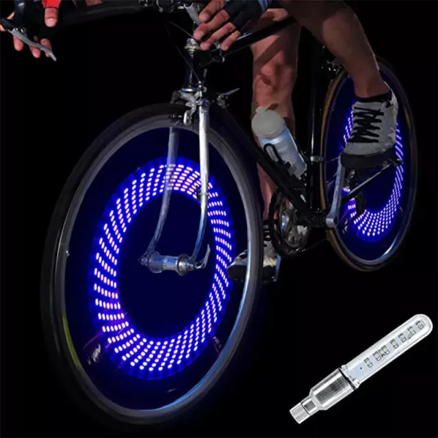 Bike Tire Valve Stem Light-Led Waterproof Bike Wheel Lights Neon Flashing Lamp