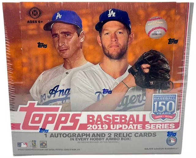 2019 Topps Update Series Baseball Jumbo Box