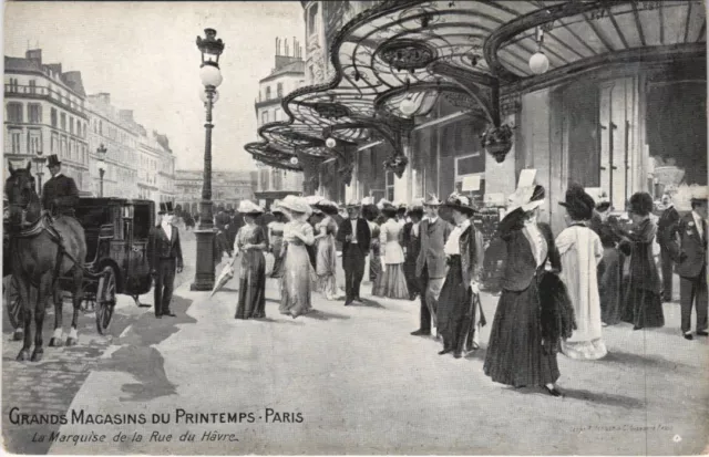 CPA PARIS Grands Magasins du Printemps La Mrquise Rue du Havre (50921)