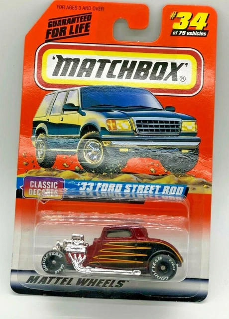MATCHBOX '33 FORD Coupe Street Rod No. MB34 1:58 Scale £6.47 - PicClick UK