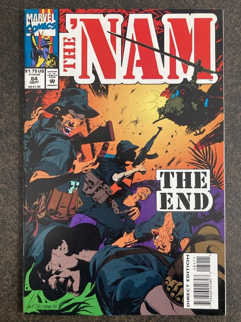 The 'Nam #84 Marvel 1993 Final Issue The End Vietnam War Vf/Nm Hi Original Owner