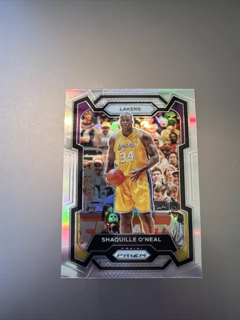 SHAQUILLE O'NEAL SHAQ Oneal 2023-24 Panini Prizm Silver Cracked Ice ...