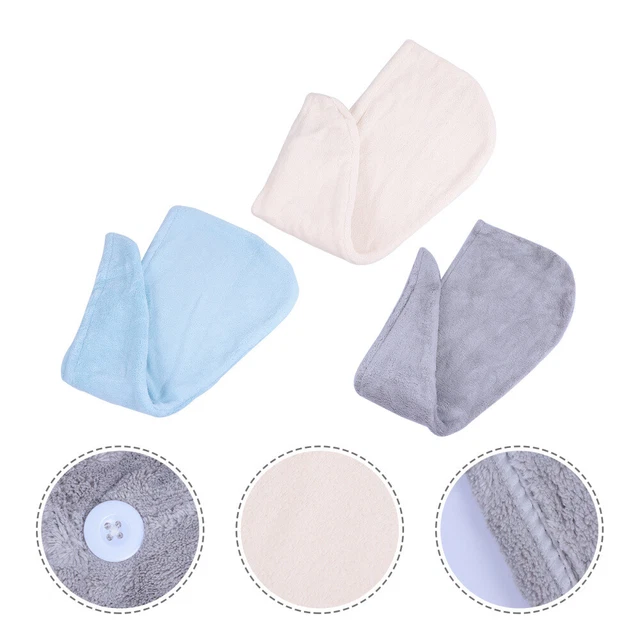 3 Pcs Hair Fast Drying Hat Dry Hair Cap Fast Drying Towel Super Absorbent