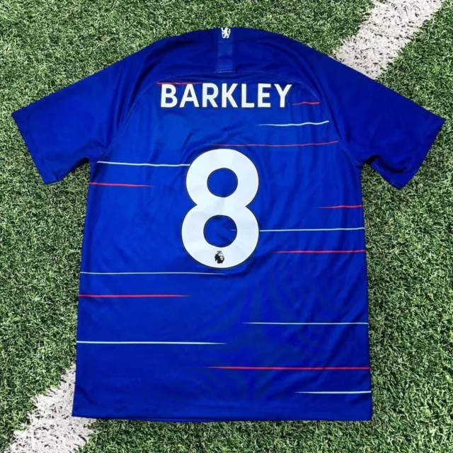 Chelsea Football Shirt Nike Home Kit 2018/19 Barkley 8 Men's Medium Original