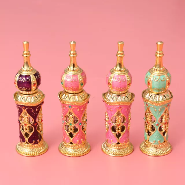 12 ML Retro Decor Women Essential Oil Bottle Arabic Perfume Bottles Dropper