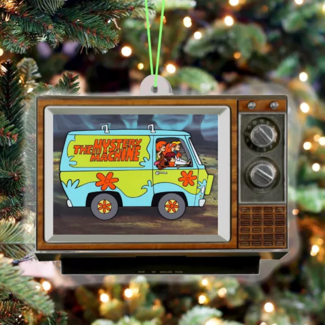 TV Set Retro Scooby-Doo Mystery Machine Christmas Tree Holiday Ornament NEW