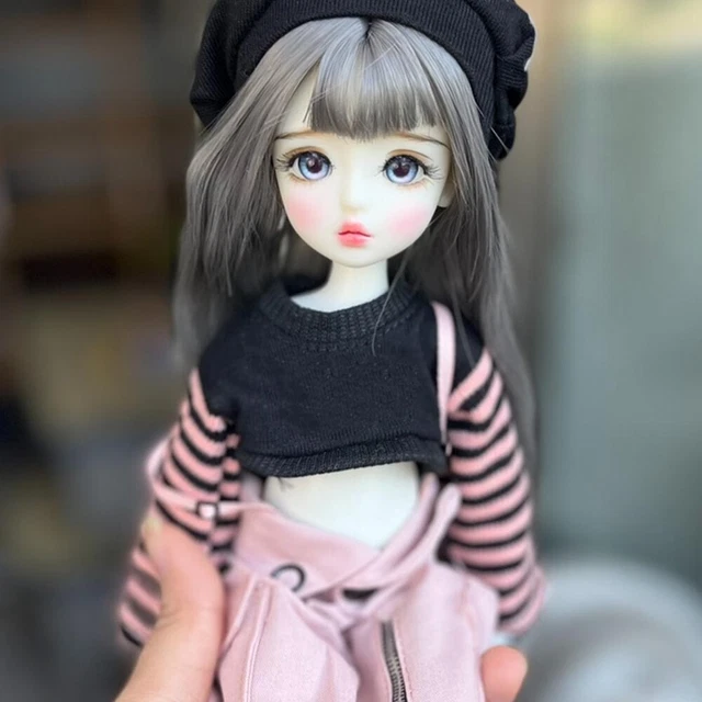 1/6 BJD Doll Cute 12 inch Girl Doll with Full Set Removable Clothes Outfits Toy