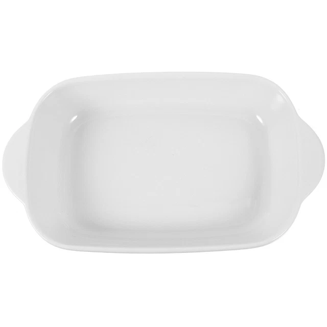 2 Pc Decorative Tray Ceramic Casserole Dish Bakeware Baking Pan Mini