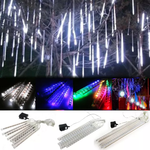 50cm 320 led Falling Star Rain Drop Icicle Meteor Shower Snow Fall Fairy Light