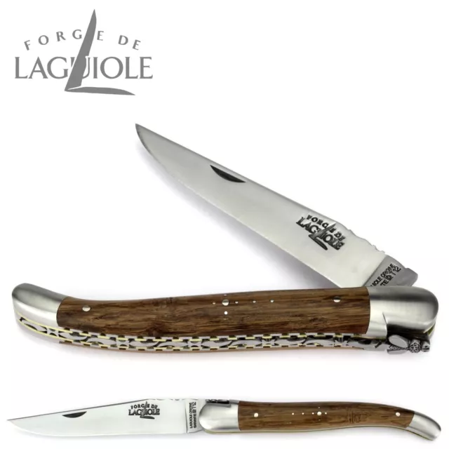 Forge de Laguiole Taschenmesser - Mooreiche - Doppelplatine - Frankreich Messer