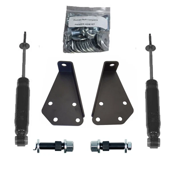 B 58-70 Impala Front Shocks & Relocation Upper Relocator Bracket & P19 1300SL B 58-70 Impala Front Shocks & Relocation Upper Relocator Bracket & P19 1300SL